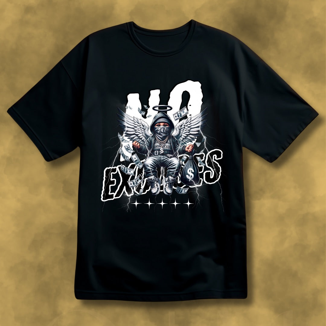 NO EXCUSES ANGEL TEE