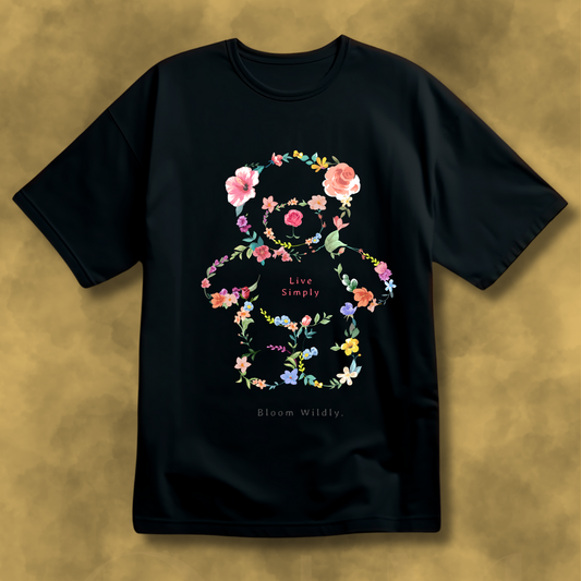 LIVE SIMPLY BEAR TEE