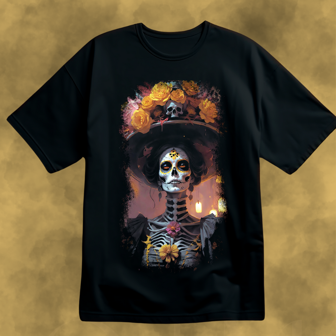 “ROSAS AMARILLAS” CATRINA TEE