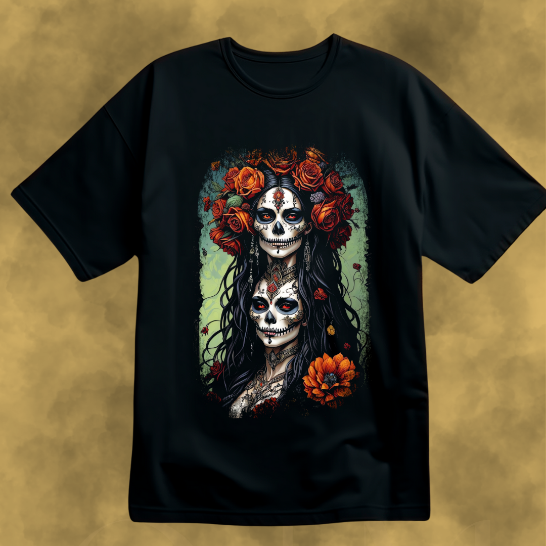 “DOS CABEZAS” CATRINA TEE