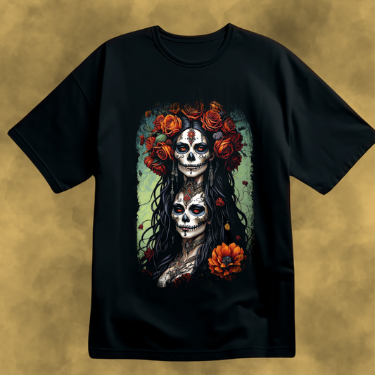 “DOS CABEZAS” CATRINA TEE